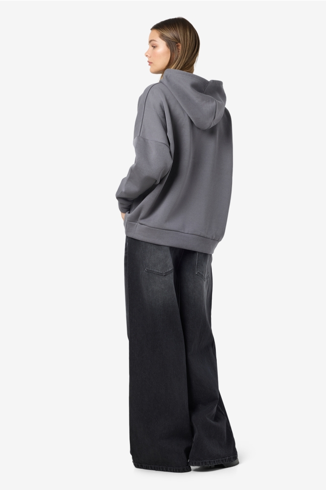 NMALDEN L/S LOOSE HOODIE JRS NOOS 27023503 Charcoal Gray